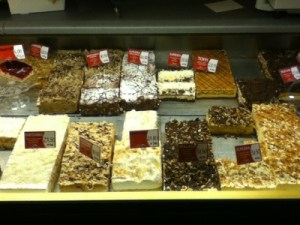 A  small part of the pastry display at Kilian's