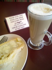 Latte (and apple pie) at Di Maggio's