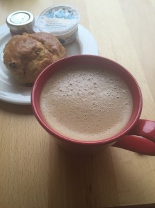 Mocha at Courtyard Cafe