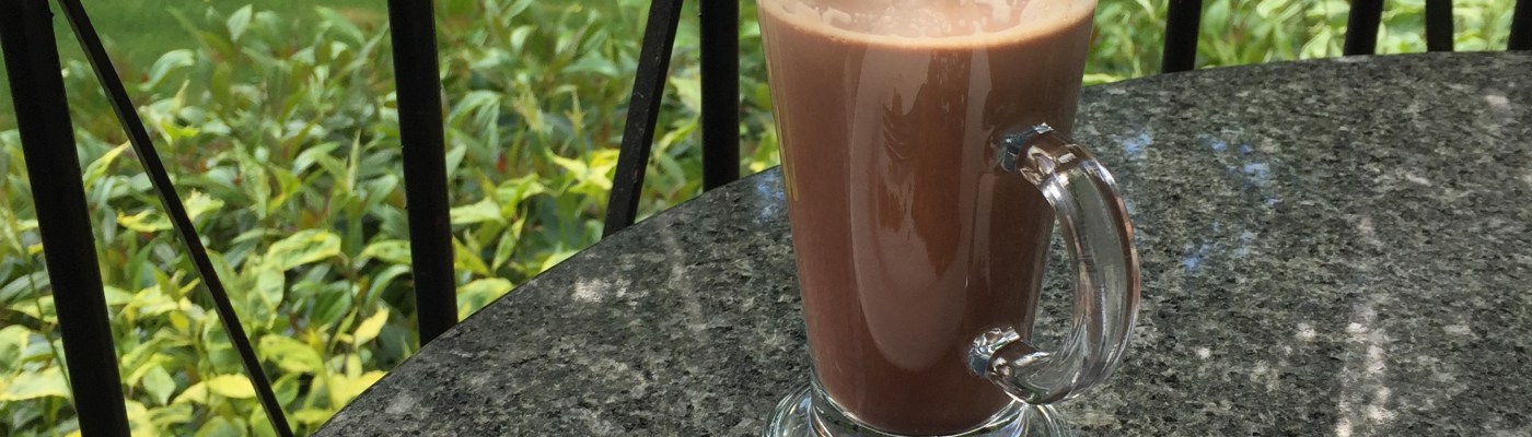 The view off the terrace at Falls of Feugh